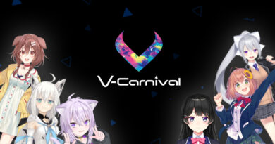 V-Carnival Akan Menghadirkan Vtuber-Vtuber Terkenal Dengan Penampilan AR 3D dan Grafik CG Mutakhir - Otaku Mobileague